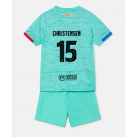 Dětský Fotbalový dres Barcelona Andreas Christensen #15 2023-24 Třetí Krátký Rukáv (+ trenýrky)